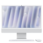 iMac 24" con display Retina 4,5K: Chip Apple M4 con CPU 10-core e GPU 10-core, 16GB, 256GB SSD - Argento