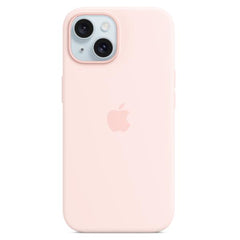 Custodia MagSafe in silicone per iPhone 15 - Rosa confetto