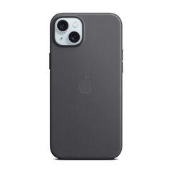 Custodia MagSafe in tessuto FineWoven per iPhone 15 Plus - Nero