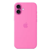 Custodia MagSafe in silicone per iPhone 16 Plus - Rosa peonia