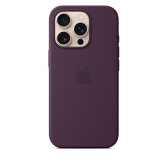 Custodia MagSafe in silicone per iPhone 16 Pro - Prugna