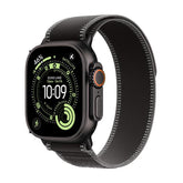 Apple Watch Ultra 3 GPS + Cellular, Cassa 49 mm in titanio nero con Trail Loop nero/cenere - S/M