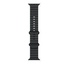 Cinturino Ocean nero (49 mm) - Titanio nero