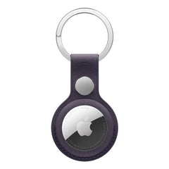 Portachiavi AirTag in tessuto FineWoven - Viola mezzanotte