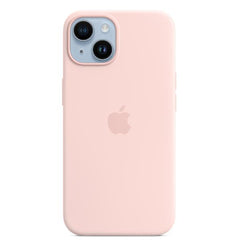 Custodia MagSafe in silicone per iPhone 14 - Rosa creta