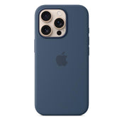 Custodia MagSafe in silicone per iPhone 16 Pro Max - Denim