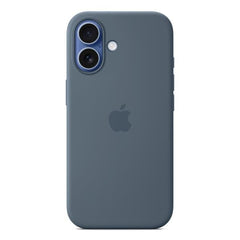 Custodia MagSafe in silicone per iPhone 17 - Blu salmastro