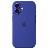 Custodia MagSafe in silicone per iPhone 16 - Blu oltremare