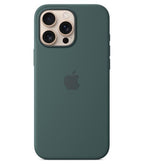 Custodia MagSafe in silicone per iPhone 16 Pro Max - Verde lago