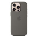 Custodia MagSafe in silicone per iPhone 16 Pro - Grigio pietra