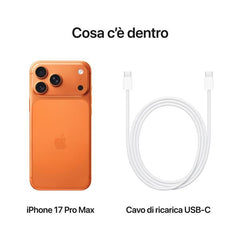 iPhone 17 Pro Max 512GB arancione cosmico