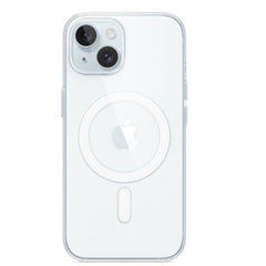 Custodia MagSafe trasparente per iPhone 15 Plus