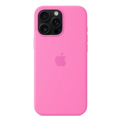 Custodia MagSafe in silicone per iPhone 16 Pro Max - Rosa peonia