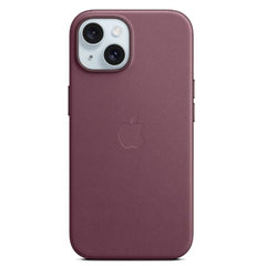 Custodia MagSafe in tessuto FineWoven per iPhone 15 Plus - Gelso