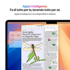 MacBook Air 13": Chip Apple M4 con CPU 10-core e GPU 10‑core, 24GB, 512GB SSD - Argento