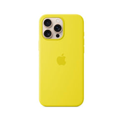 Custodia MagSafe in silicone per iPhone 16 Pro - Giallo carambola
