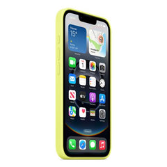 Custodia in silicone per iPhone 16e - Giallo neon
