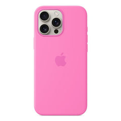 Custodia MagSafe in silicone per iPhone 16 Pro Max - Rosa peonia