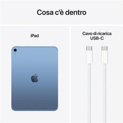 iPad Wi-Fi + Cellular 256GB - Blu