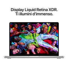 MacBook Pro 14": Chip Apple M5 Pro con CPU 15-core e GPU 16-core, 24GB, 2TB SSD - Argento