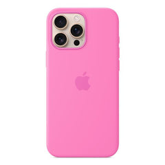 Custodia MagSafe in silicone per iPhone 16 Pro Max - Rosa peonia