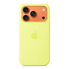 Custodia MagSafe in silicone per iPhone 17 Pro - Giallo neon