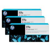 Confezione da 3 cartucce di inchiostro magenta chiaro DesignJet HP 771C, 775 ml