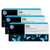 Confezione da 3 cartucce di inchiostro nero fotografico DesignJet HP 771C, 775 ml