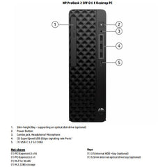 ProDesk 2 SFF G1i E (gar. 3 anni onsite)