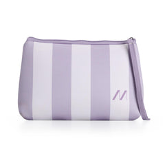 MUITOMAS - Pochette in neoprene bianco/ lilla