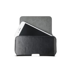 BELTPRO - Custodia universale orizzontale con passante cintura in pelle sintetica compatibile con smartphone fino a 6.1" dimensione display