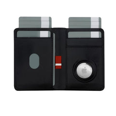 Billund Portafogli Slim compatibile Airtag - Nero