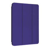 BOOKFOLIO - Custodia a libro colore blu con funzione stand, porta pennino compatibile con Apple iPad 7 gen/8 gen/9 gen