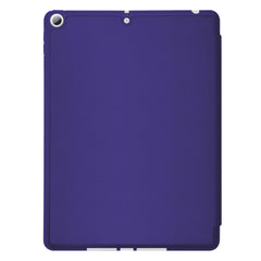 BOOKFOLIO - Custodia a libro colore blu con funzione stand, porta pennino compatibile con Apple iPad 7 gen/8 gen/9 gen