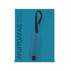 MUITOMAS - Portabottiglie in neoprene blu ottanio