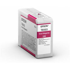 Singlepack Vivid Magenta T85030N UltraChrome HD ink 80ml