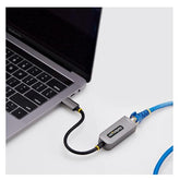 Adattatore Ethernet USB C, Convertitore di Rete/NIC NBASE-T 2.5/1GbE da USB Type-C 3.0 a RJ45. Compatibile Thunderbolt, Windows e Mac