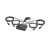 KVM Switch USB-C a 2 porte, uscita DisplayPort 4K 60Hz