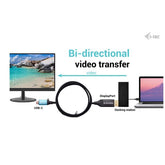 Adattatore video con cavo bidirezionale da USB-C a DisplayPort 8K/30Hz 150cm