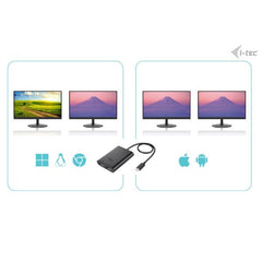 Adattatore video da USB-C a Doopio Monitor Display Port (2xDP) 4K/60HZ