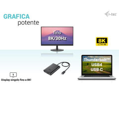 Adattatore video da USB-C a Doopio Monitor Display Port (2xDP) 4K/60HZ