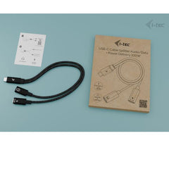 Splitter CAVO USB-C i-tec Audio/Dati + PD 100W