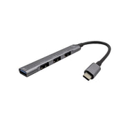 HUB USB-C a 4 porte USB A: 1x USB 3.2 + 3x USB 2.0