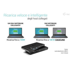 KVM Docking HDMI x 2 Hosts (PC1 e PC2) PD 2x 100W