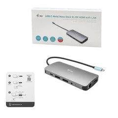 DOCKING USB-C MTL Triplo Monitor (1xHDMI + 2xDP) + 6 x USB+ RJ45 + PD 100W