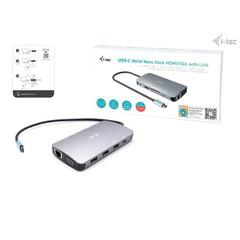 Docking Station USB-C MTL HDMI / VGA, 5xUSB + RJ45 + SD/MicroSD + PD 100W