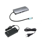 DOCKING STATION USB-C 11 in 1 con HDMI + VGA+ RJ45 LAN + PD100W con Alimentatore