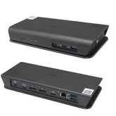 Docking Station USB-C per TRIPLO MONITOR (3xDisplay: 2xDP / 1xHDMI)+ PD 65W con alimentatore