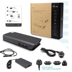 Docking Station USB-C per TRIPLO MONITOR (3xDisplay: 2xDP / 1xHDMI)+ PD 65W con alimentatore