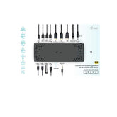 Docking Station USB-C Triplo Monitor (3 Monitor: 2xDP / 1xHDMI) + 7 USB fino a 10Gbps + PD100W con Alimentatore